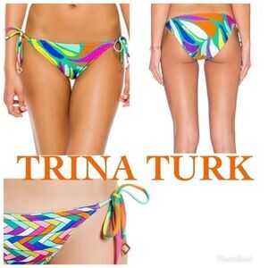 Trina Turk reversible bikini bottoms. NWT